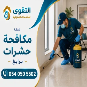 شركة مكافحة حشرات برابغ - خطة معالجة لكل أنواع الحشرات في رابغ