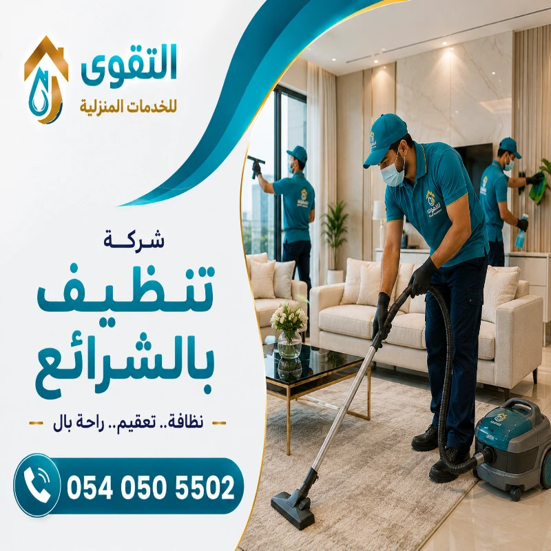 شركة تنظيف بالشرائع