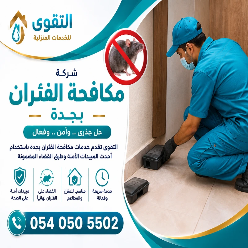 شركة مكافحة الفئران بجدة