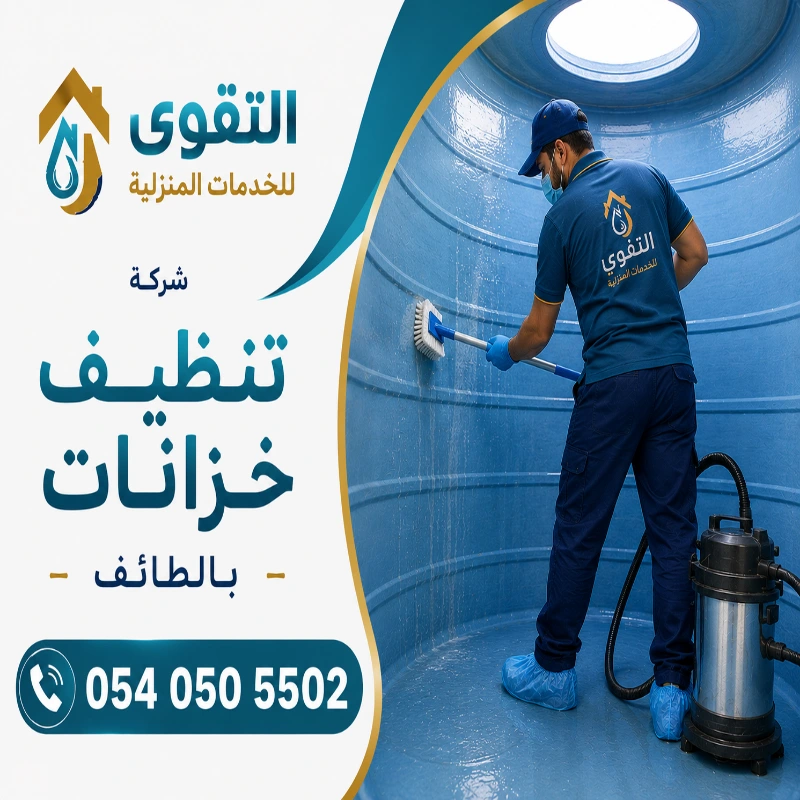 شركة تنظيف خزانات بالطائف